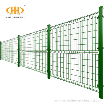 PVC Coated 3D Curved Welded Wire Mesh Fence